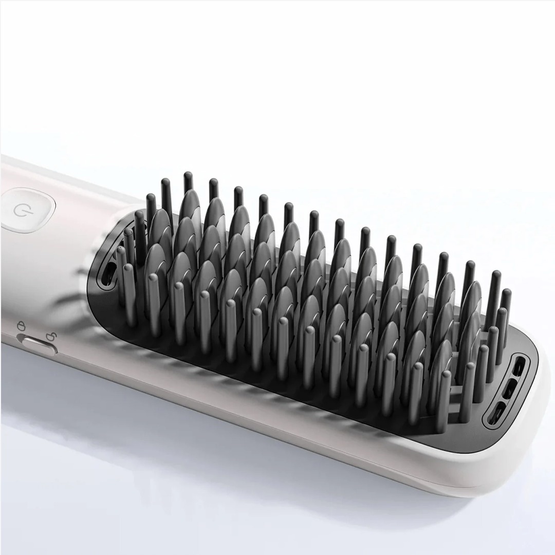 MI XIAOMI CORDLESS HAIR STRAIGHTENER BRUSH WHITE - Image 2